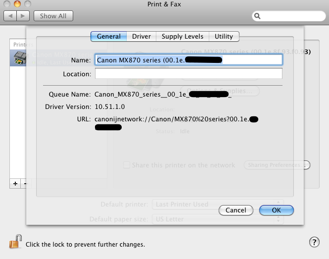 One-click Canon PIXMA MX870 scanning in OS X - Troy Davis, Seattle